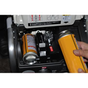 デンヨー GE-900B3 ポータブルガスエンジン発電機 カセットボンベタイプ 50/60Hz 100V デンヨー ポータブル発電機 | 防災機器 | 千葉産業セレクション